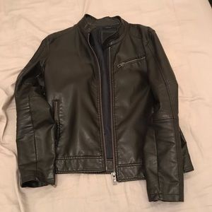 Zara leather jacket